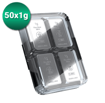 50 x 1g Silber Heimerle und Meule UnityBox