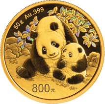 50g Gold China Panda 2024 PP (Auflage: 30.000 | Polierte Platte)