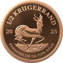 Krügerrand 5 Goldmünzen Fractional Set 2025 PP (Auflage: 400 | Polierte Platte)