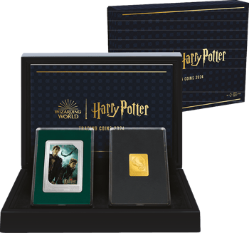 2 x 1 Unze Silber Harry Potter Mint Trading Coins (Auflage: 2.500 | Polierte Platte)