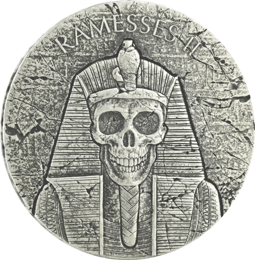 2 Unzen Silber König Ramses II Jenseits 2017 (Auflage: 25.000)