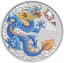 1/2 Unze Silber Lunar III Drache 2024 Blau (Auflage: 200.000)