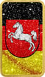 1 Unze Silberbarren Niedersachsen (Auflage: 100 | teilvergoldet)