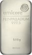 500g Palladiumbarren Umicore, Heraeus, Degussa