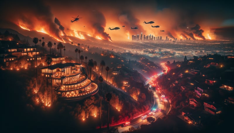 Inferno in Los Angeles: Flammen, Zerstörung und Plünderungen erschüttern die Millionenmetropole