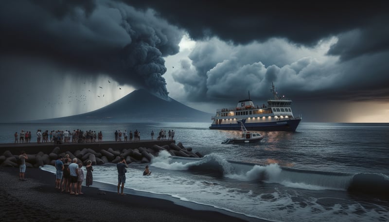 Italienische Schifffahrt in Bedrängnis: Supervulkan beeinträchtigt Navigationsrouten