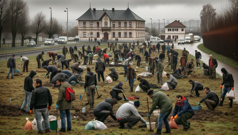 Landräte führen Arbeitspflicht für Asylbewerber ein: Kontroverse Maßnahmen und Kritik