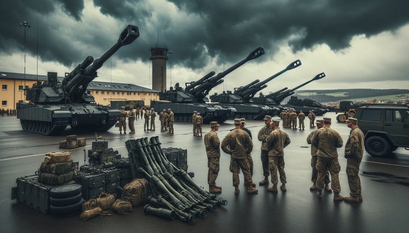 Selenskyjs Besuch in Ramstein: Deutschland sagt weitere Panzerhaubitzen zu