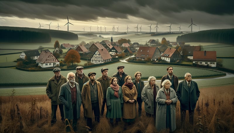 Windkraft im Widerstreit: Traditionelles Dorfleben versus Energiewende